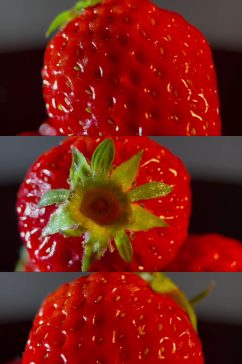 水果草莓新鲜实拍视频