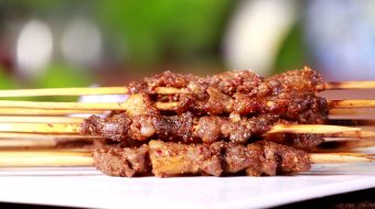 内蒙东北美食烧烤烤串实拍-众图网