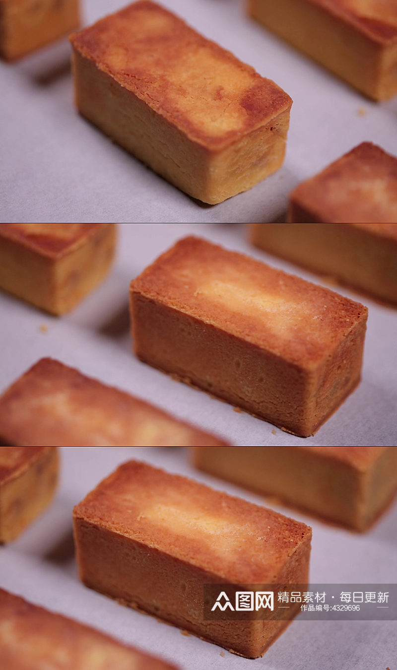 台湾小吃糕点甜品凤梨酥实拍素材
