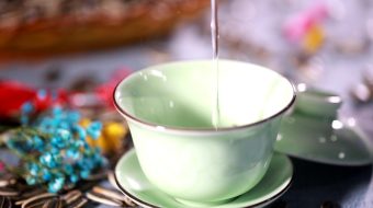 喝茶品茶大碗茶干果茶点视频-众图网