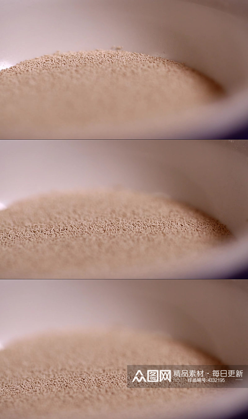酵母粉发酵菌发面视频素材