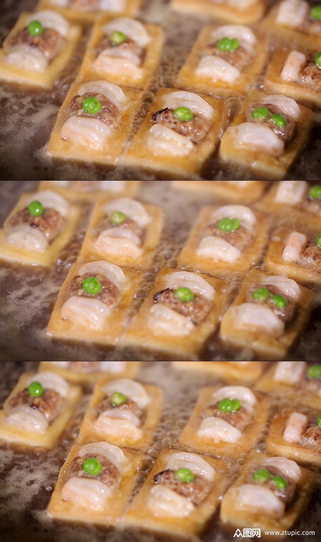 烧制红烧豆腐盒子实拍