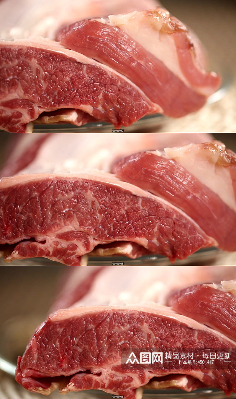 牛排牛腩牛肉视频素材