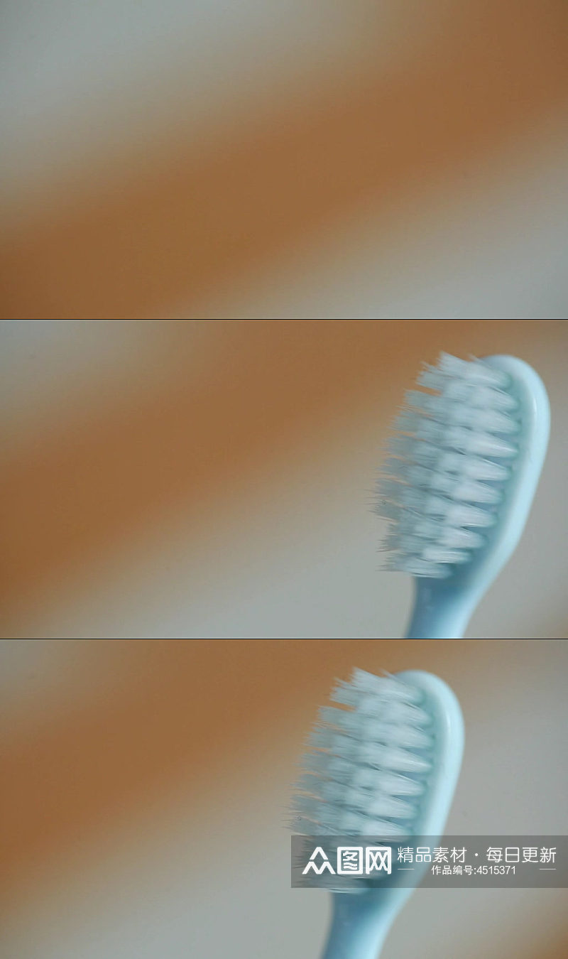 牙刷牙杯牙具清洗牙刷实拍素材