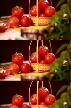 番茄西红柿维生素实拍