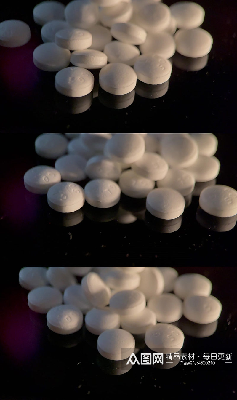 药品药片二甲双胍实拍视频素材