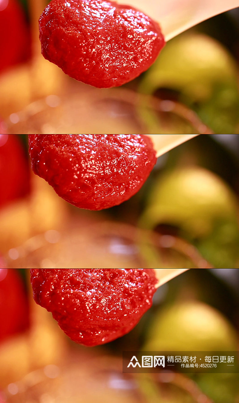 自制番茄酱调料视频素材