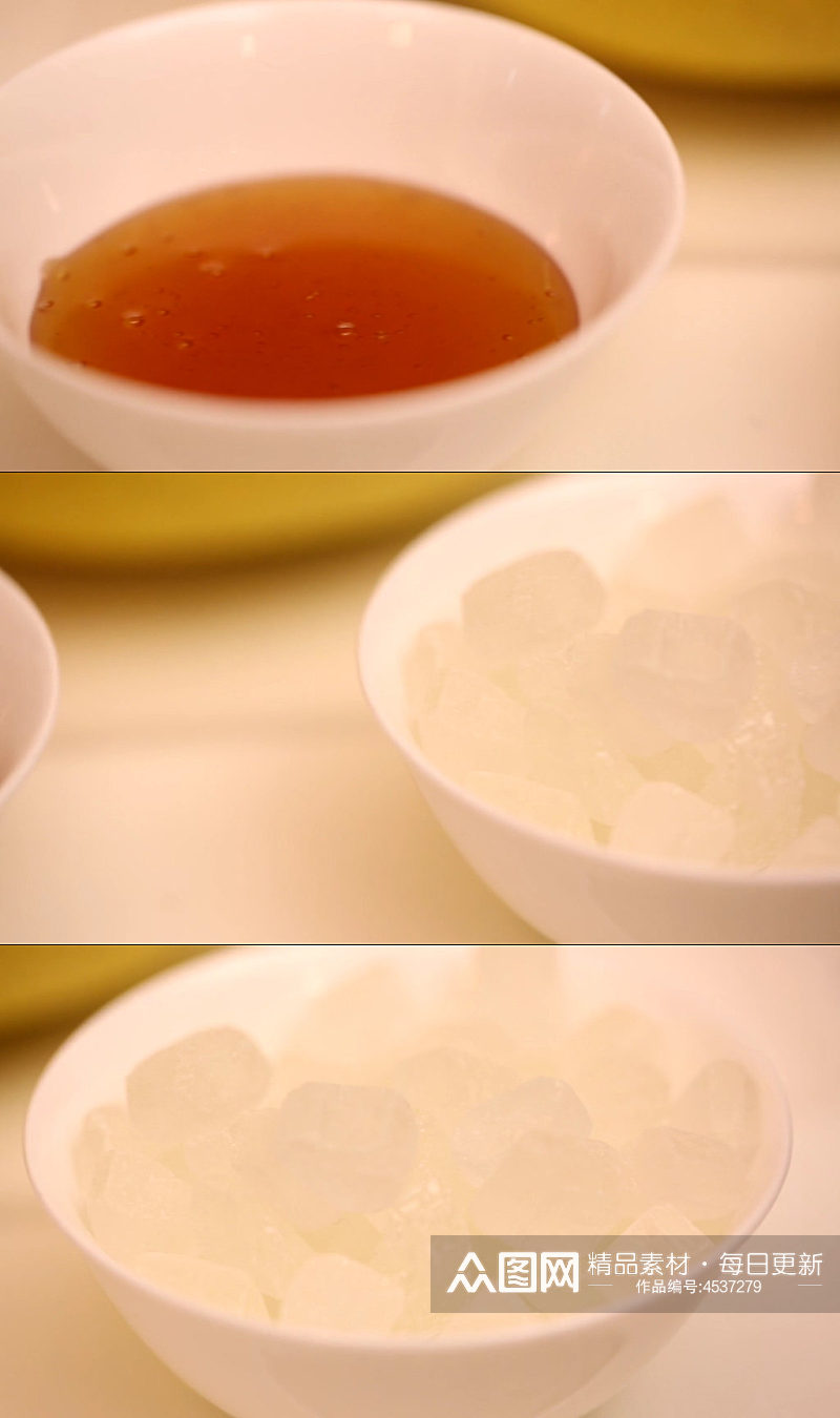 野生蜂蜜糖浆实拍素材