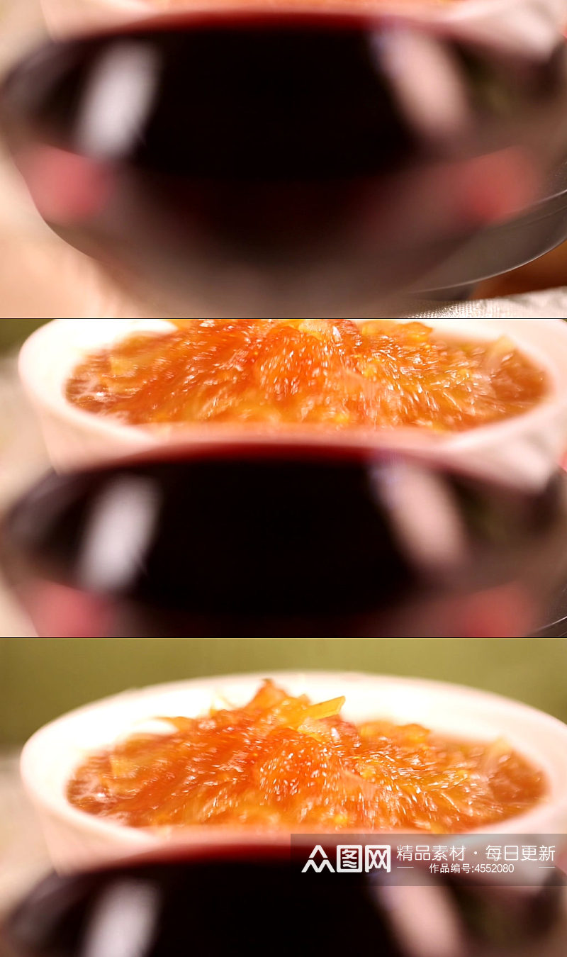 养生柚子茶健康饮料视频素材
