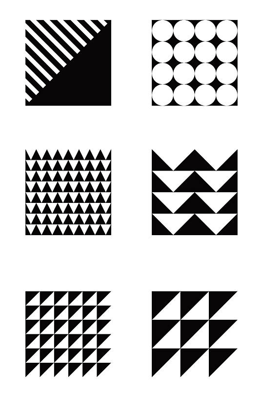 三角形图案简约几何图形