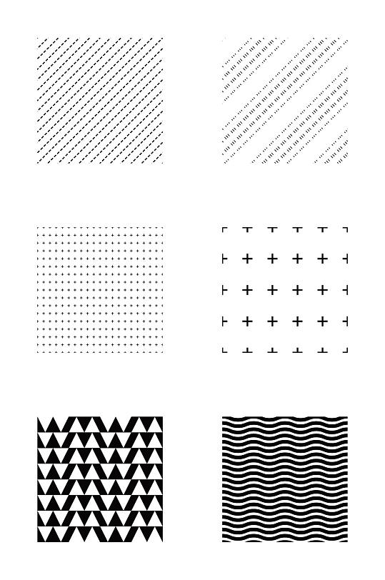 服饰面料花纹黑白格子图案