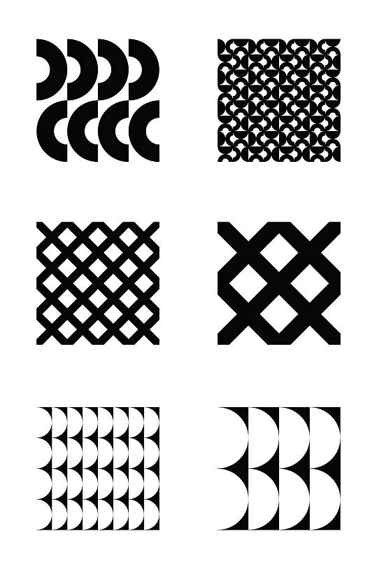 几何花纹图案时尚面料底纹