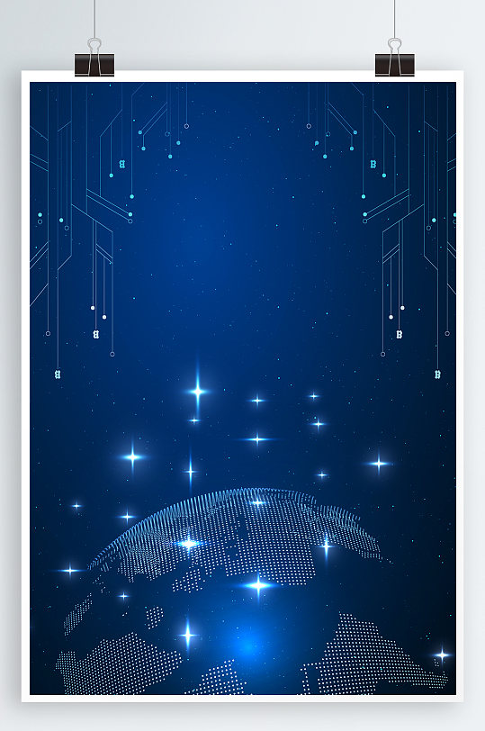 5g新时代科技网络背景