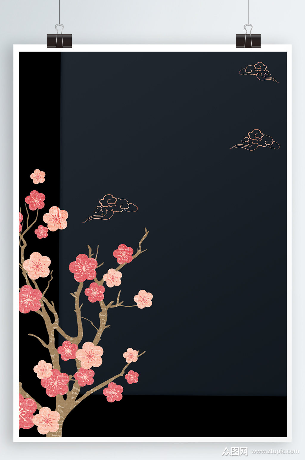 中国风海报高端房地产模板下载-编号372320-众图网