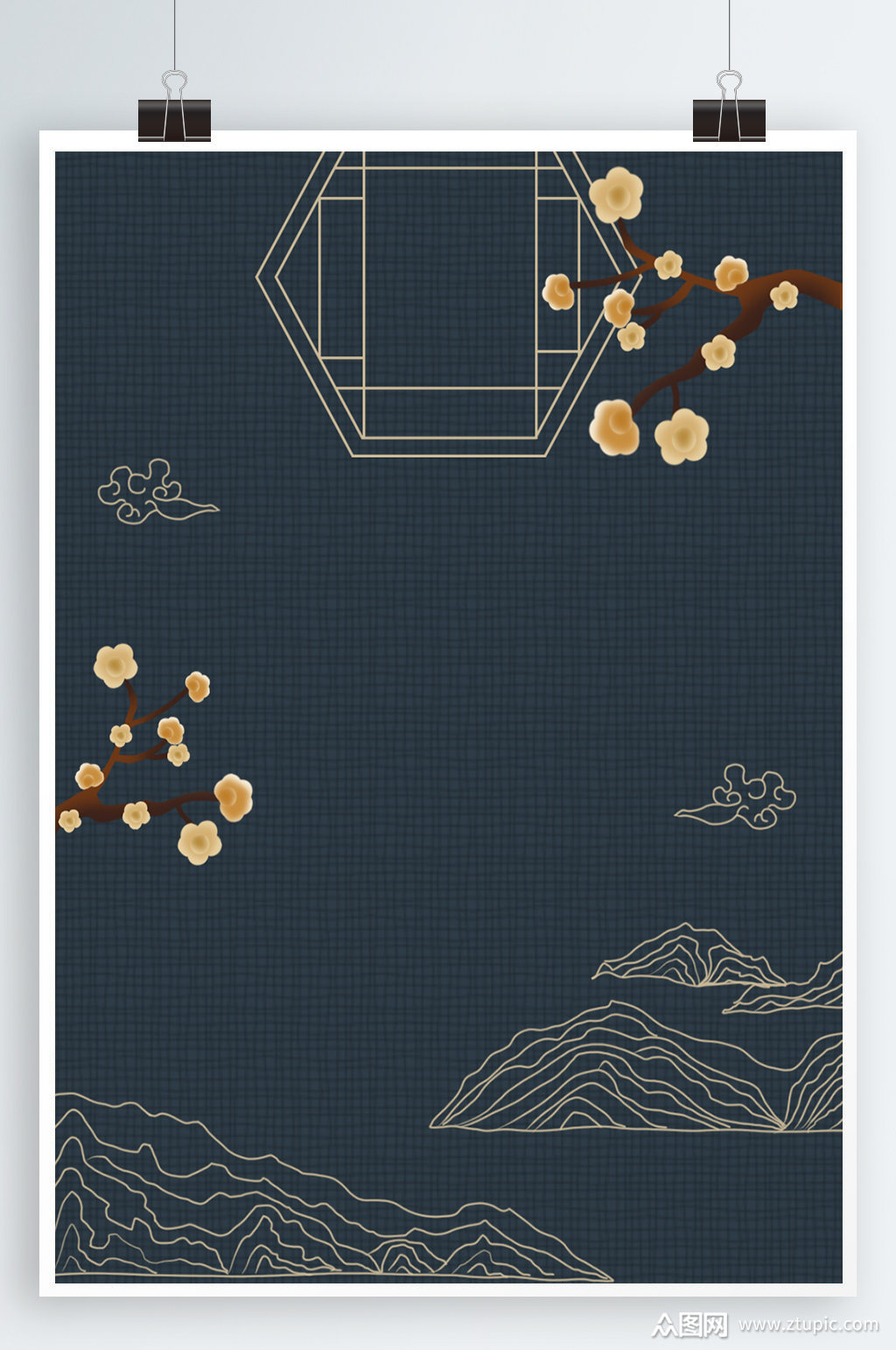 国潮文化中国风海报素材