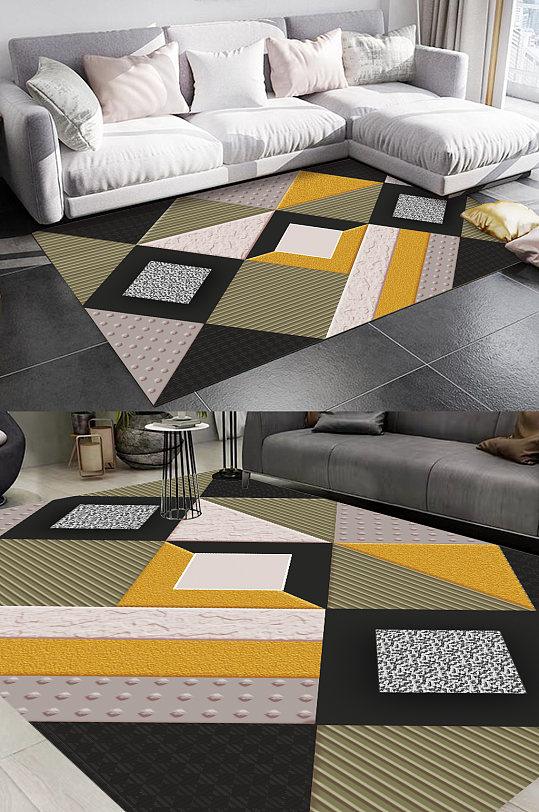 简约地毯图案拼接地毯图案-众图网