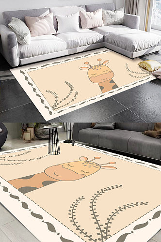 简约地毯图案动物地毯图案
