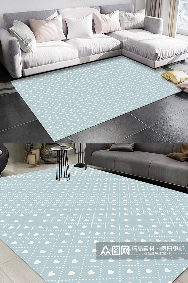 现代简约北欧简约地毯客厅地毯素材
