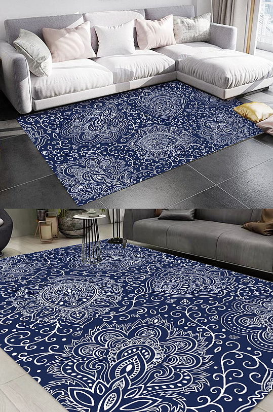 家装地毯卧室地毯-众图网