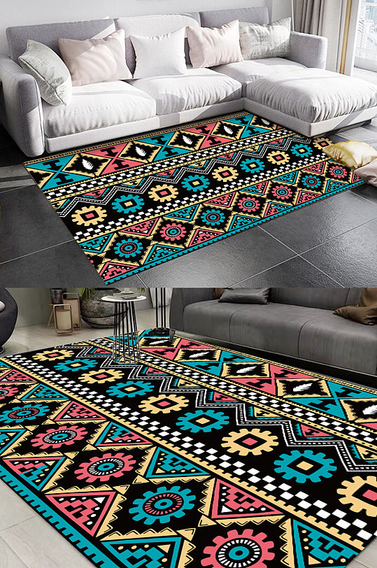 欧式地毯图案精品地毯-众图网