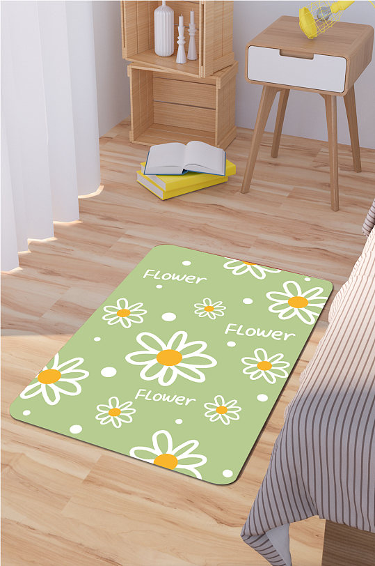 时尚地毯卧室地毯-众图网