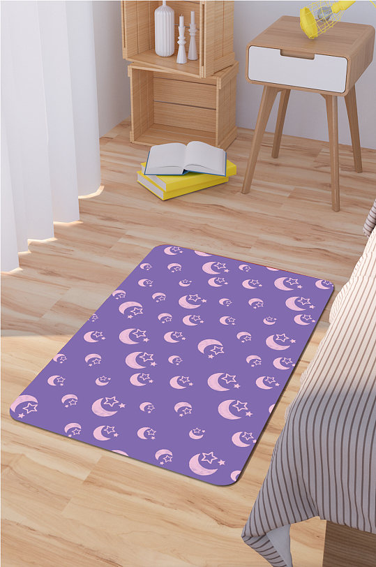 时尚地毯卡通创意地毯-众图网