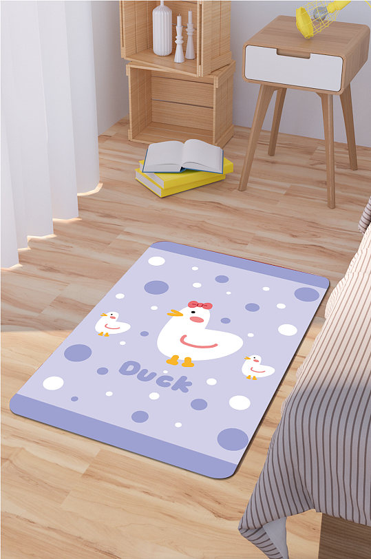 卡通时尚地毯中式花纹地毯-众图网