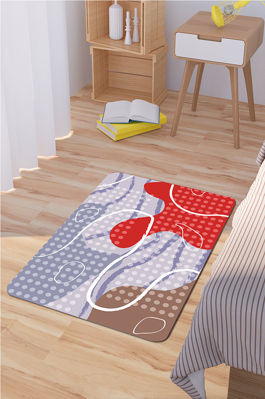 家装地毯抽象色块