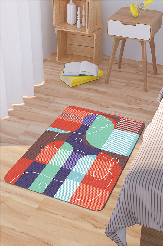 家装地毯卧室地毯-众图网