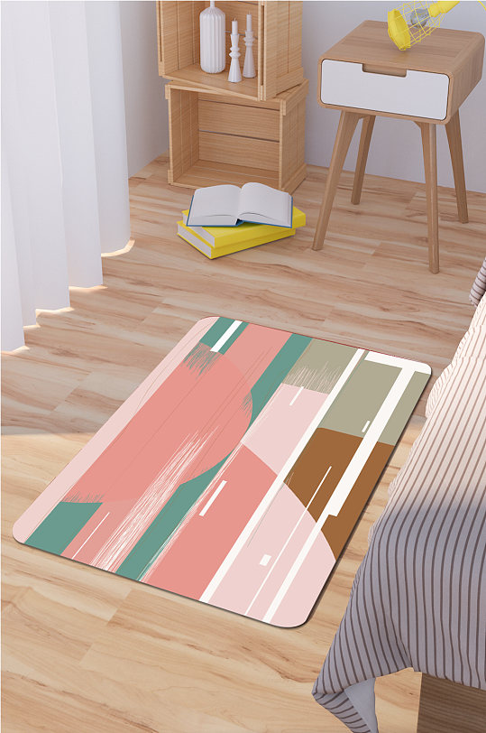 家装地毯几何地毯-众图网