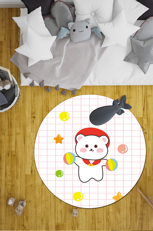 家装地毯小清新地毯-众图网