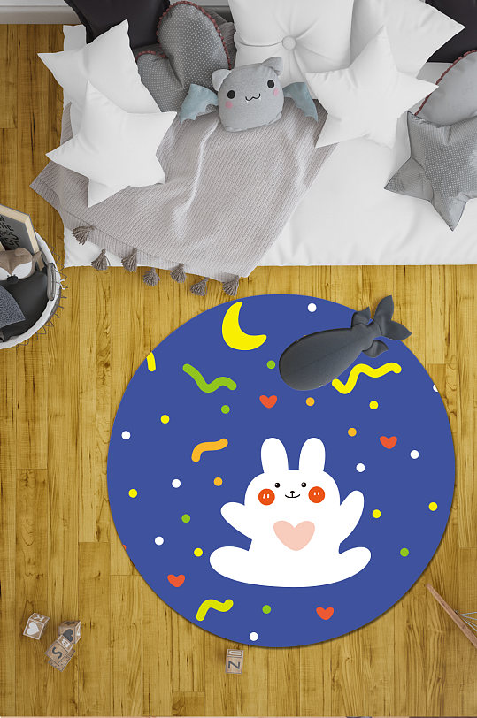 家装地毯简约现代地毯-众图网