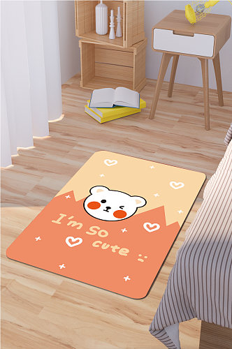 沙发地毯卡通动物地毯
