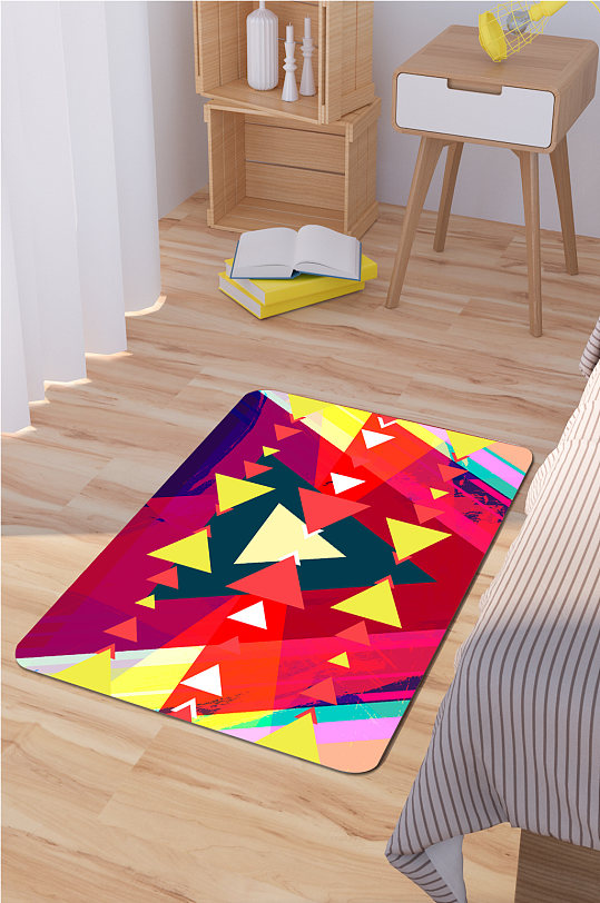 门口地垫简约现代地毯-众图网