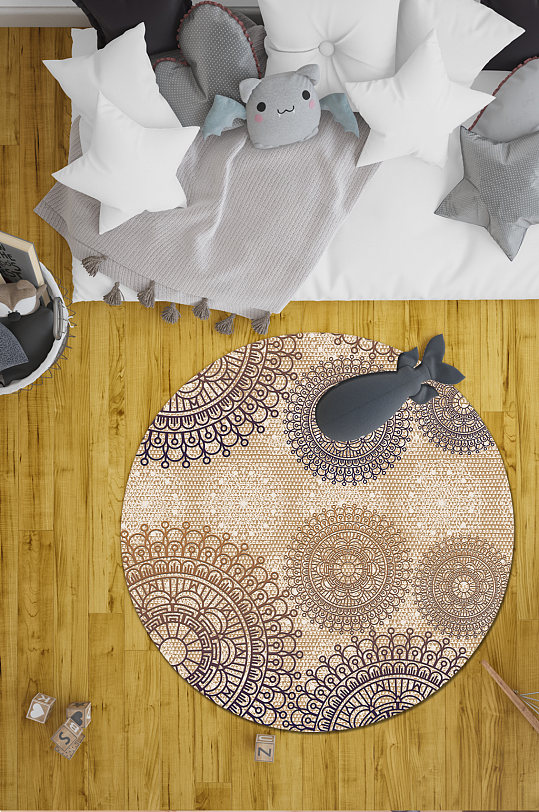 民族风地毯复古地毯-众图网