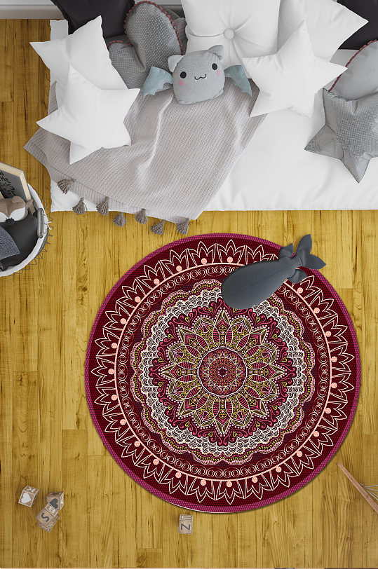 民族风地毯时尚家居地毯-众图网