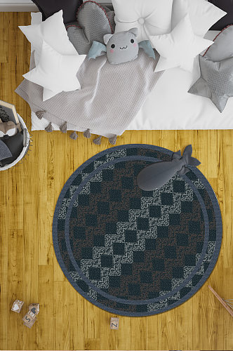 现代简约地毯中式花纹地毯