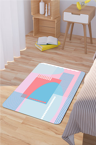 现代简约地毯家居图案