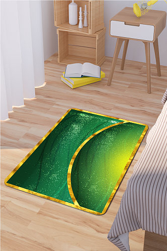 鎏金线条山水新中式地毯