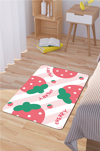 走廊地毯草莓图案