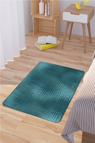 床边地毯纯色地毯