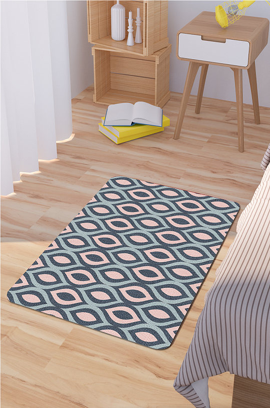 床边地毯中式高档地毯