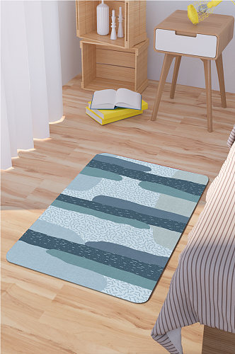 卧室地毯条纹地毯