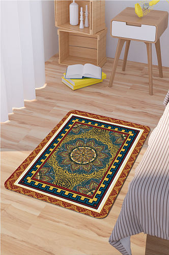现代简约地毯欧式花纹地毯