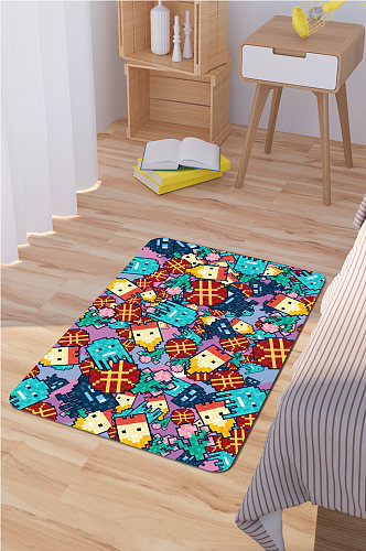 床边地毯网红地毯