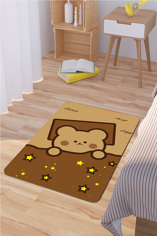 卧室地毯卧式地垫-众图网