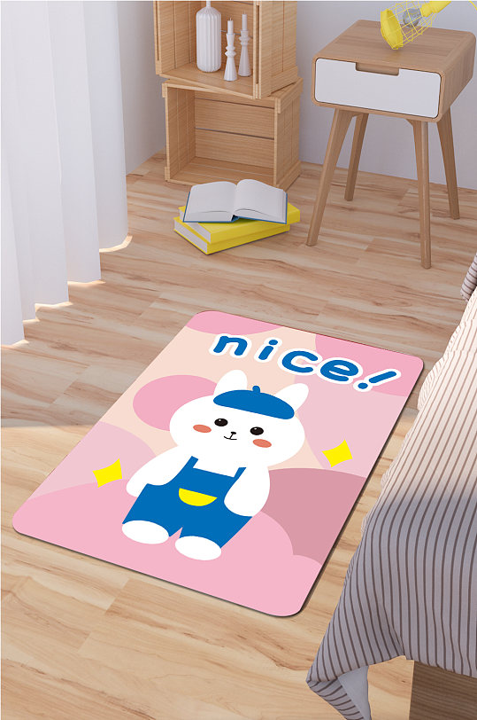 卧室地毯现代地毯-众图网