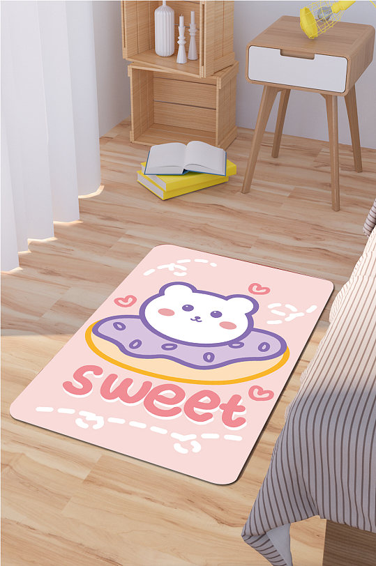 家居地毯卡通地毯-众图网