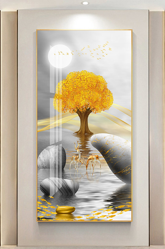 时来运转轻奢装饰画