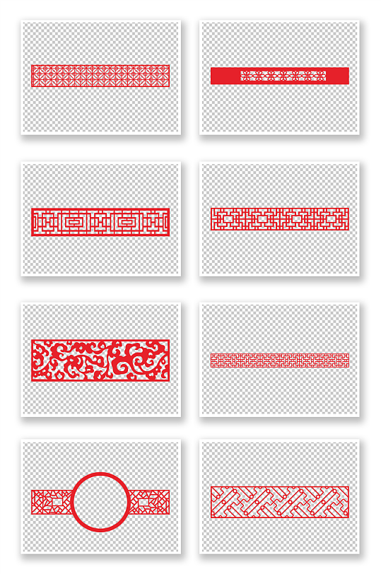 中式镂空古典花窗